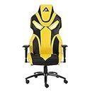 ASTRIX Monza Series Gaming Chair, Leather Computer Office Chair,4D Adjustable PU Armrest Game Chair, 120 Degree Gaming Recliner Rocker with Lifetime Frame Warranty (Yellow)