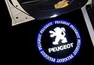 FURLOU HD LED Logo Projector Lights,Car Door Welcome Light Set,Puddle Lights,Lighting Assemblies Components Parts,for Peugeot 408 508 RCZ 308CC 3008,1Pcs