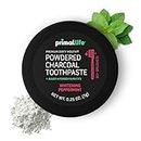 WOW Activated Charcoal Powder Dirty Mouth Black Peppermint MINI BEST All Natural Charcoal Toothpaste - Gently Polishes, Whitening, ReMineralize and Strengthens (1month Supply)