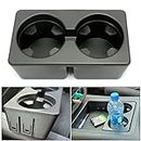 JMTAAT Console Cup Holder Compatible with 2007-2014 Chevy Silverado Avalanche Suburban GMC Sierra Yukon Escalade Floor Console Dual Cup Holder Insert Replace for Part 19154712