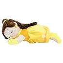 Moripilo 4620802 Body Pillow, For Kids, Adults, Disney Princess Belle, Yellow, Approx. 17.7 inches (45 cm), Official Character Goods, Fluffy, Plush Cushion, Beauty and the Beast