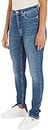 Calvin Klein Jeans Jeans Donna High Rise Ankle Skinny Fit, Blu (Denim Dark), 36W / 32L