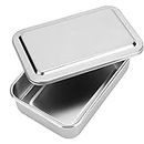 Weed Trays for Rolling,Stainless Steel Instrument Tray with Lid,Tobacco Related Products,6Inch Cleaning Box 304 Stainless Steel Instrument Storage Tray Cleaning Box with Lid