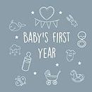 Baby's first year: Baby gift for Baby Shower I baby bullet for boys and girls I baby memory book for the first year