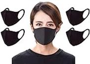 BRATS N BEAUTY®- 3 Layers Face 3D Mask with Soft Ear loop and Personal Health Blocking/ Dust Air Pollution - Adjustable, Breathable and Comfortable (Size: Free , Pack - 4 Pcs)