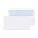 Evour, DL White Self Seal envelopes & mailing Posting, Letter Envelopes, Ideal for Everyday Home, Office & Commercial Use, 110 x 220mm, No Window Envelopes Mail Posting Supplies, Pack of 50