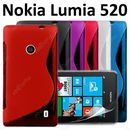 Housse Coque Etui Pochette S Line Silicone Gel Case Cover Nokia Lumia 520 521