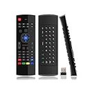 7SEVEN™ Air Fly Mouse Universal Smart Remote with Keyboard and Intelligent Learning (IR Learning Feature) for Smart TV,Android TV Box,Mini PC, Laptop, Projector,IPTV, HPTV, Set top Cable TV and Gaming