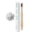 Charcoal Ion Toothbrush - Help Eliminate Bad Breath, Kill Bacteria & Reduce Stains - Clean, Detoxify, Whiten & Remove Plaque 100% Naturally - Primal Life Organics