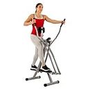 Sunny Health & Fitness Elliptical Cross Trainer w/ LCD Monitor, Air Walker Exercise Machines For Home Gym Workouts, Grey, 63L x 48W x 144H cm, SF-E902