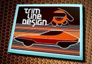 TRIM LINE DESIGN • Automotive Trim & Accessories • Vintage-Style Sticker • Decal