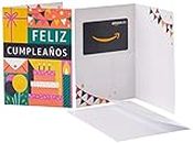 Tarjeta Regalo Amazon.es - Tarjeta de felicitación Cumpleaños y iconos amarillos
