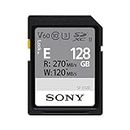 Sony 128GB SF-E Series UHS-II U3 V60 Sdhxc Digital Memory Card - Read 270MB/S Write 120MB/S SFE128