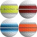TaylorMade Men's Tour Response Stripe Golf Balls - Multi