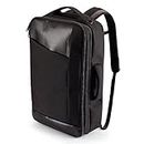 SLAPPA Pivot Expandable 18.4" Laptop Backpack + Shoulder bag - Checkpoint Friendly - Fits 17", 18" and 18.4" Laptops