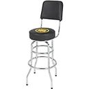 Northern Tool Shop Stool with Backrest, 300-Lb. Capacity
