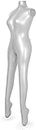 Sotofy Inflatable PVC Plastic Air Filled Female Full Body Mannequin Torso Top Shirt Dress Jeans Leggings Dummy Model Display