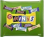 Snickers, Mars, Twix und weitere Mini Schokoriegel | Großpackung Schokolade | Party Mix | 71 Riegel | 1 x 1,4kg