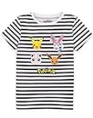 Pokémon T-Shirt Girls rayé Pikachu Eevee Sylveon Personnage Top 11-12 Ans