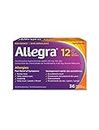 Allegra 12 Hour Allergy Medication, Non Drowsy, Fast, Multi-Symptom Allergy Relief Medicine for Sneezing, Runny Nose, Itchy/Watery Eyes, Throat or Palate, Fexofenadine Hydrochloride 60 mg, 36 Tablets
