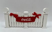 Coca-Cola Town Square Collection Accessories Fence With Banner #CG2429 New