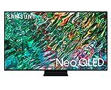 Samsung TV Neo QLED QE75QN90BATXZT, Smart TV 75" Serie QN90B, Neo QLED 4K UHD, Alexa e Google Assistant integrati, Titan Black, 2022, DVB-T2