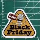 Sugar Skull Black Friday Sale - Yield Sign -  Vinyl Decal Sticker Bomb Topper