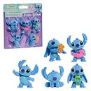 Just Play Stitch 5 Pack Value Figures, Niños, Multicolor, 15.24