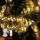 Guirlande Lumineuse, de myCozyLite®, 200 LED, Blanc Chaud, Lumières de Noël Décoratives pour Intérieur et Extérieur, Transformateur Basse Tension avec Minuterie. 20 Mètres