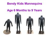 Kids Child Bendy Dummy Mannquins Flexible Movable Posable Soft Pinnable