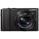 Panasonic LUMIX DC-TZ200DEGK Fotocamera Digitale Compatta con Sensore MOS da 20,1 MP, Registrazione Video 4K 24P e 30P, Fotocamera da Viaggio, Obiettivo Zoom Leica, Zoom Ottico 15X, Bluetooth, Nero