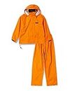 Document Rain Suit Top and Bottom Set, Waterproof, Fully Lined Mesh, All-Mind Suit, orange, L