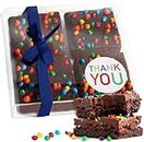 Thank You Gift Basket Appreciation Chocolate Brownies Food Gift For Men Women Teacher Co Worker Nurse | Nut Free | Kosher
