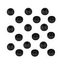 9 Pairs Earbud Tips Replacement Earbud Tips Large Silicone Earbud Tips Compatible with Powerbeats2, Powerbeats3, Monster, Sony,Mpow Earphones Ect.,Black