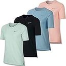 Nike Breathe T-Shirt Femme, Crimson Tint, FR : XL (Taille Fabricant : XL)