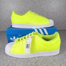 Adidas Shoes | Adidas Superstar Neon Solar Yellow Mens Sneakers Shoes | Color: Yellow | Size: 9.5