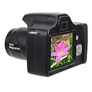 3 Inch Digital Camera, FHD1920X1080 18X Digital Zoom HD Vlogging Camera Support 32GB Memory Card, Rechargeable DSLR Camera for Beginner Photography(Standard version + wide-angle lens)