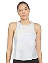 Nike Women's Polka Dots Regular Sleeveless TOP (CZ9617-569 Light Thistle S)
