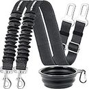 URPOWER Dog Seat Belt 2 Pack Dog Car Seatbelts Adjustable Pet Seat Belt for Vehicle Nylon Pet Safety Seat Belts Heavy Duty & Elastic & Durable Car Seat Belt for Dogs, Cats and Pets