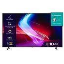 Hisense 65 Inch VIDAA Smart TV 65A6KTUK - Dolby Vision, Pixel Tuning, Voice Remote, Share to TV, and Youtube, Freeview Play, Netflix and Disney (2023 New Model), Black