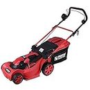 FALCON Roto Drive-330 1400W 14" Electric Rotary Lawn Mower 3500 RPM Grass Cutting Machine with 35L Catcher Box & 7 Adjustable Heights for Maintaining Garden Yard Farm Upto 300 Square Meters