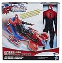 Spiderman Titan Heroes Series Action Figure With Giant Spider Turbo Racer Car