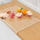 AHOUGER Acrylic Cutting Board, Premium Clear Cutting Boards for Kitchen, Easy-Grip Cutting Board with Edge Protector, Ideal for Home & Restaurant Countertop Protection(45 * 35)
