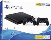 PlayStation 4 - Konsole (500GB, schwarz, E-Chassis) inkl. 2. DualShock Controller [Edizione: Germania]