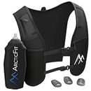 ArcticFit LED Running Vest - Adjustable Unisex Reflective Vest with Phone Holder and Storage - Lightweight and Durable Running Backpack Alternative - Hydration Vest