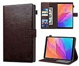 TGK Multi Protective Wallet Leather Flip Stand Case Cover for Huawei MatePad T8 LTE 8 inch, Chocolate Brown