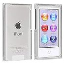 for New iPod Nano 7 8 Case, Crystal Clear Transparent Full Hard Cover Case for Apple iPod Nano 7 7th Gen 8 8th Generation (Clear)