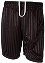 RASH ACCESSORIES Men Women Adults Unisex Summer Striped PE Shorts with Drawstring Used Indoor Outdoor Sports Gym Cycling Football Medium (Black)
