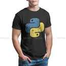 Stolz Python Entwickler Hipster Polyester T-shirts Computer Software Programm Ingenieur Männlichen
