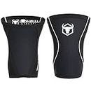 5mm Knee Sleeves (Pair) for Weightlifting & Cross-Training - High-Performance Knee Compression Wraps For Squats - Men and Women (Black, Medium)